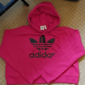 New Adidas crop hoodie